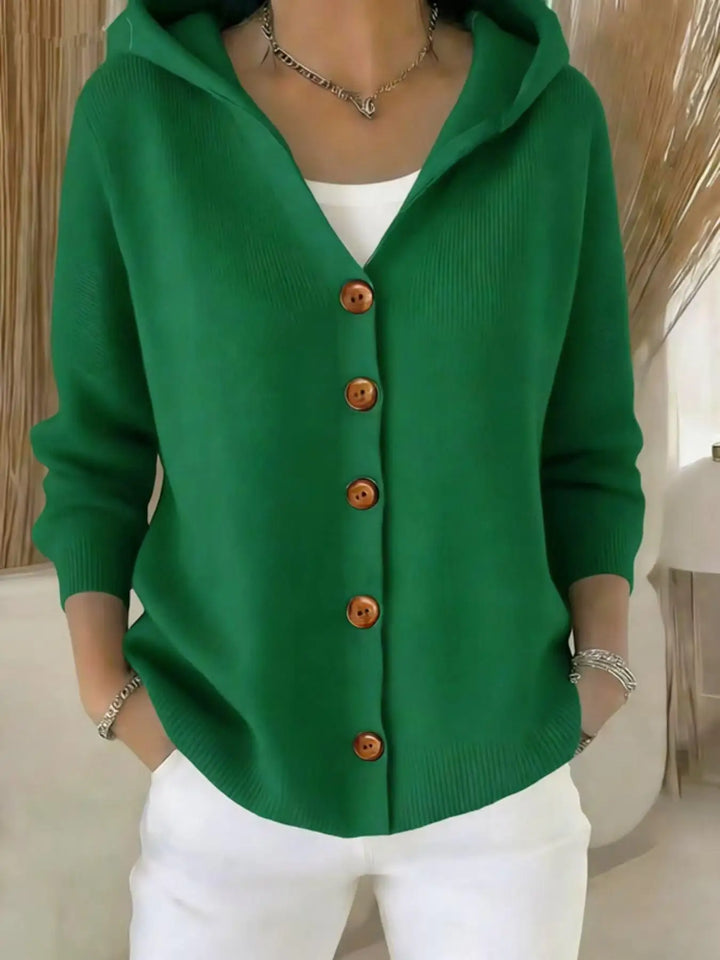 Callie | Hooded Knit Cardigan