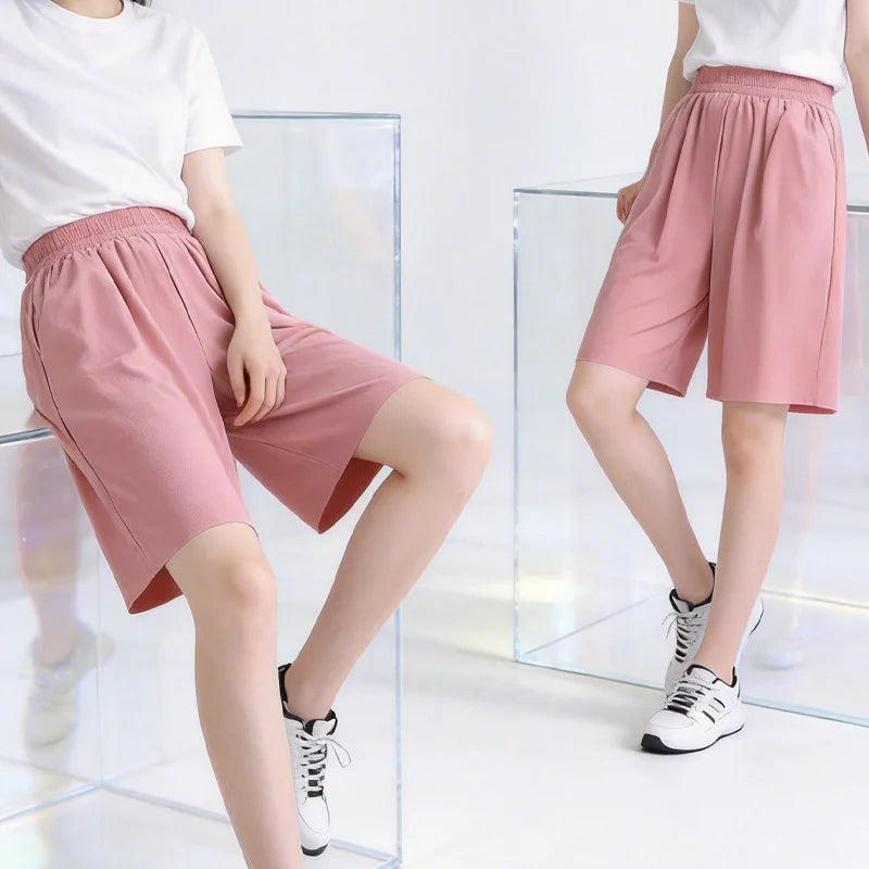 Freya | Ice-Silk Wide-Leg Shorts