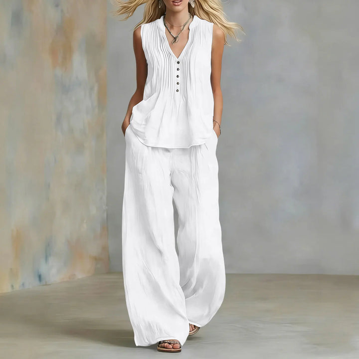 Lily | Two-Piece Linen Set