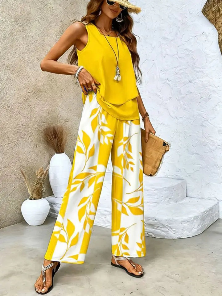 Amber | Two-Piece Linen Set