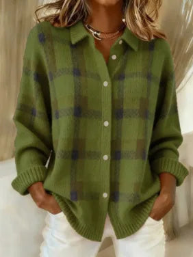 Marlowe | Plaid Longline Cardigan