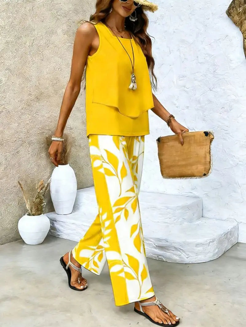 Amber | Two-Piece Linen Set