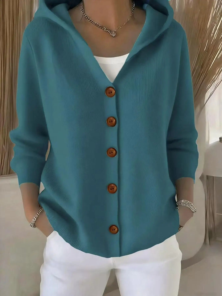 Callie | Hooded Knit Cardigan