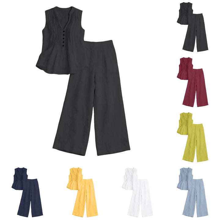 Lily | Two-Piece Linen Set