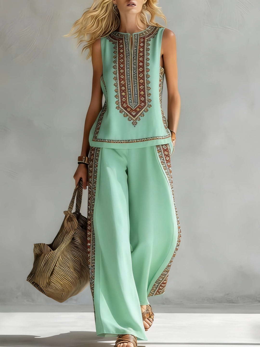 Isla | Two-Piece Linen Set
