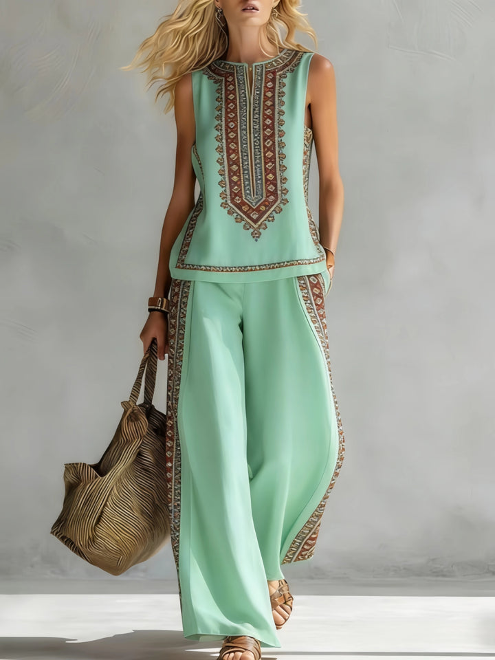 Isla | Two-Piece Linen Set