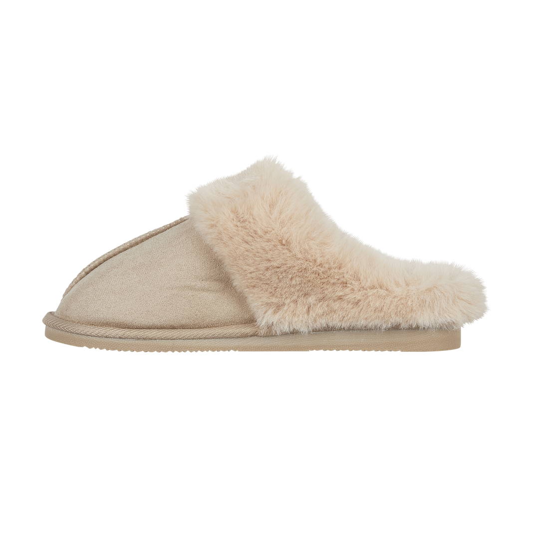 Delta | Faux Fur Mule Slippers