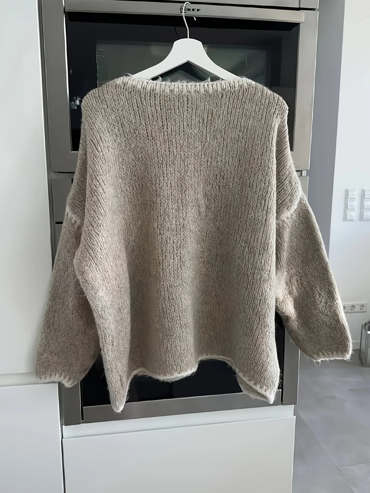 Astrid | Colour-Block Drop-Shoulder Jumper