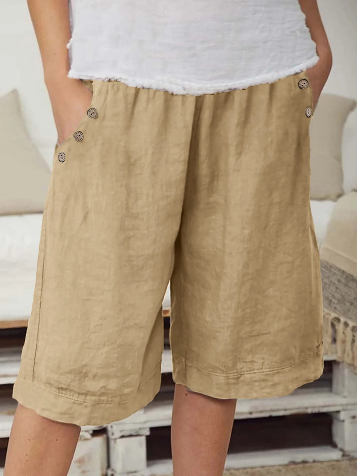 Reeve | Wide-Leg Elastic-Waist Shorts