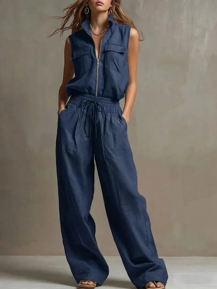 Holly | Two-Piece Linen Set
