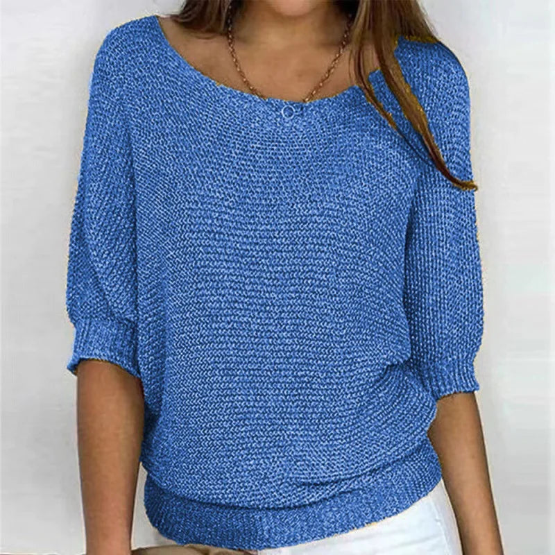 Juno | Half-Sleeve Knit Top