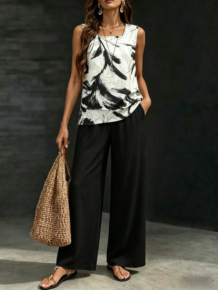 Sable | Two-Piece Linen Set