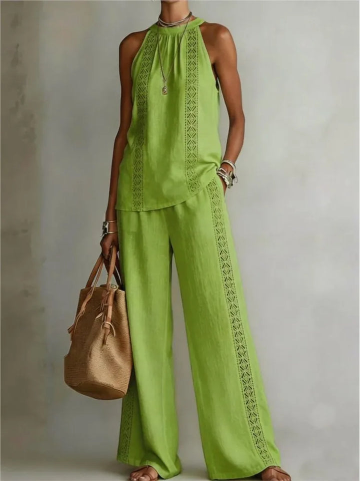 Ruby | Two-Piece Linen Set