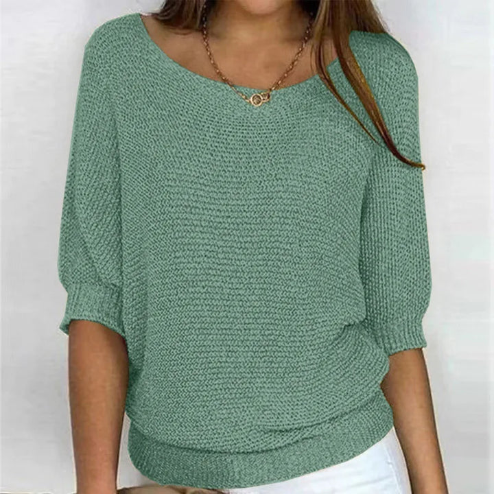 Juno | Half-Sleeve Knit Top