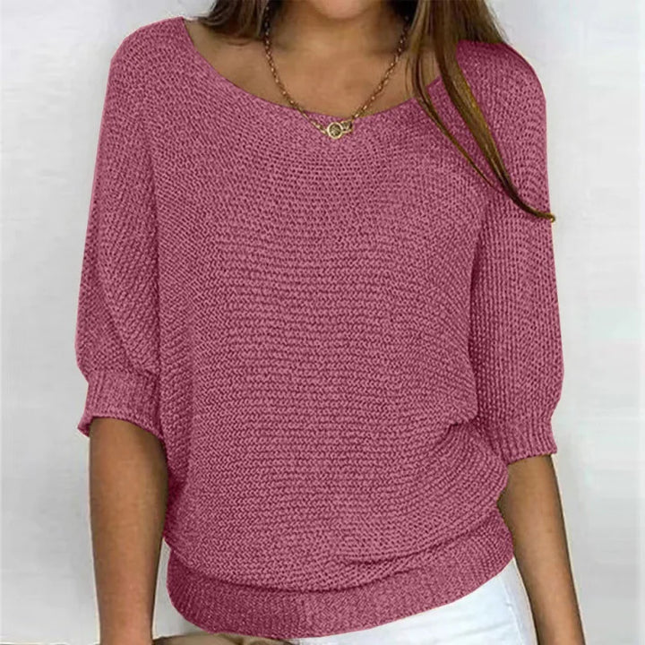 Juno | Half-Sleeve Knit Top