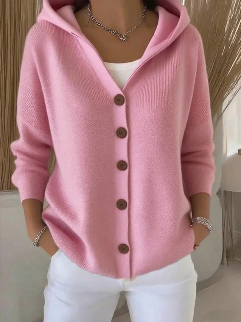 Callie | Hooded Knit Cardigan