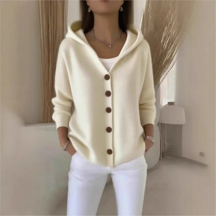 Willow | Hooded Button Cardigan