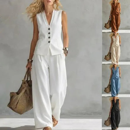 Grace | Two-Piece Linen Set