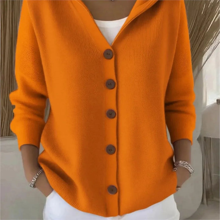 Willow | Hooded Button Cardigan