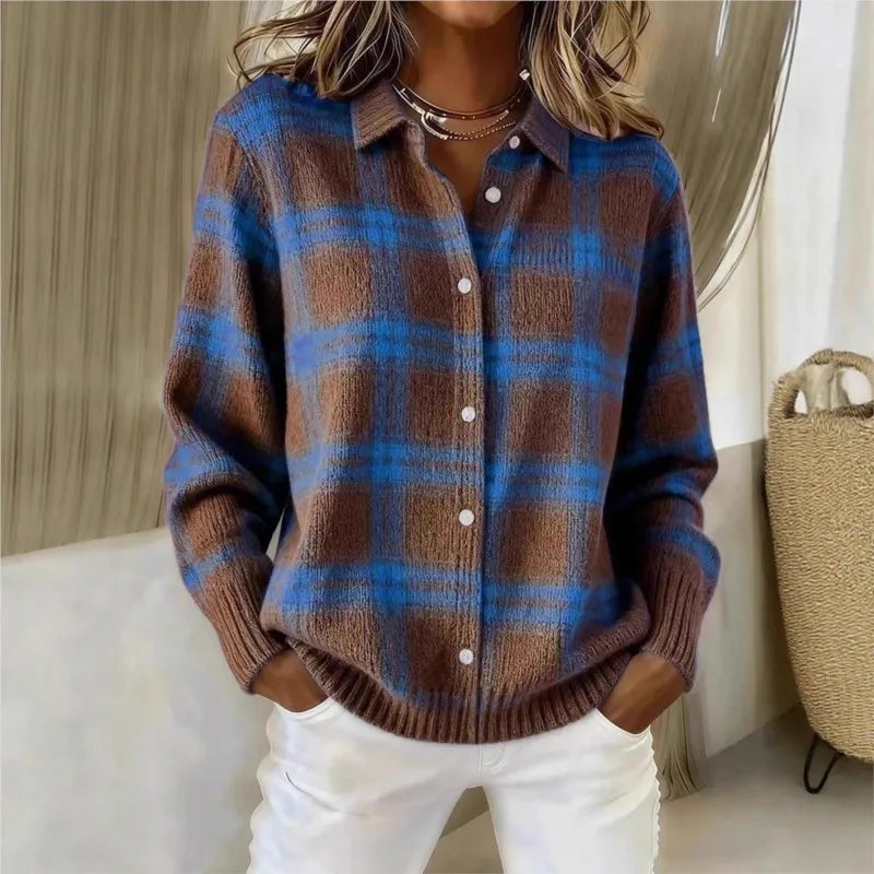 Marlowe | Plaid Longline Cardigan