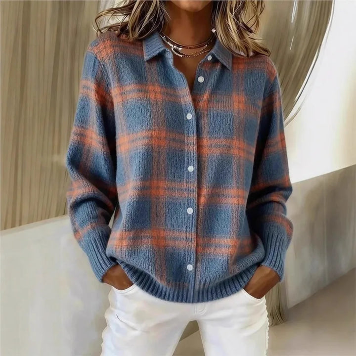 Marlowe | Plaid Longline Cardigan