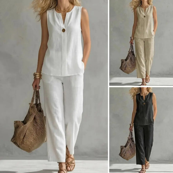Nova | Two-Piece Linen Set