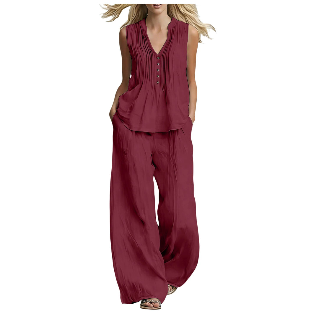 Lily | Two-Piece Linen Set