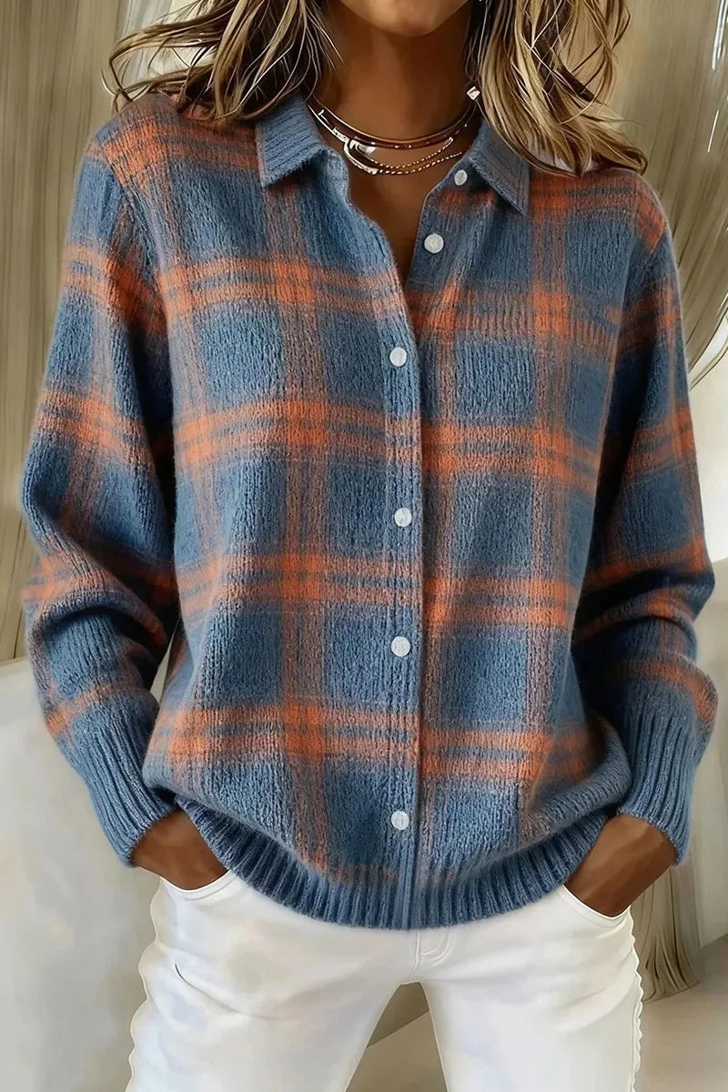 Marlowe | Plaid Longline Cardigan