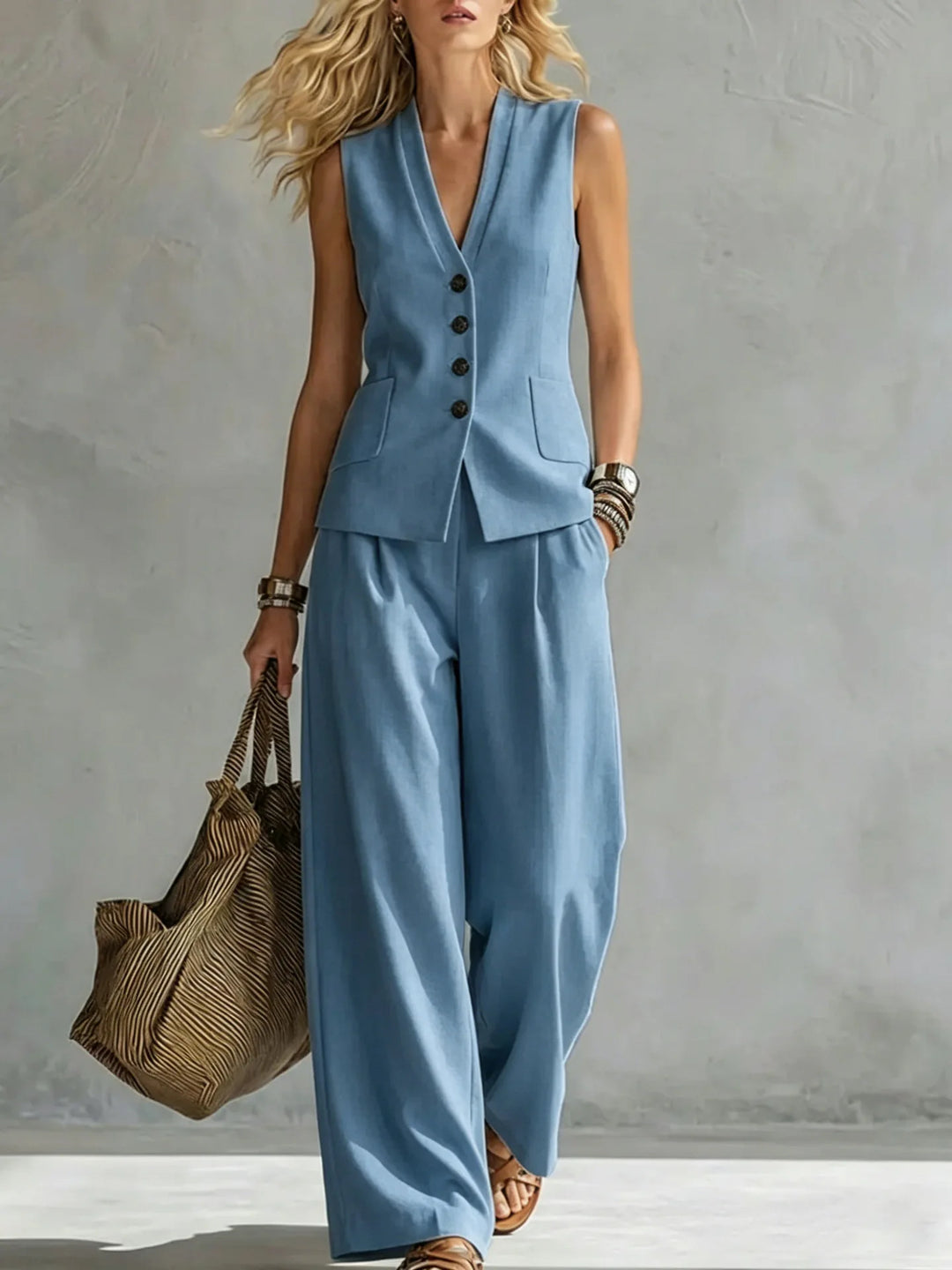 Grace | Two-Piece Linen Set