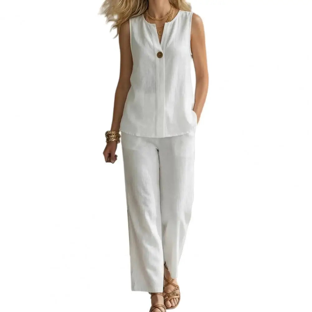 Nova | Two-Piece Linen Set