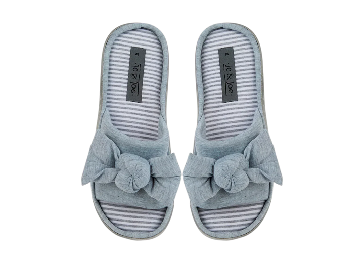 Georgia | Grey Open Toe Mule Sliders