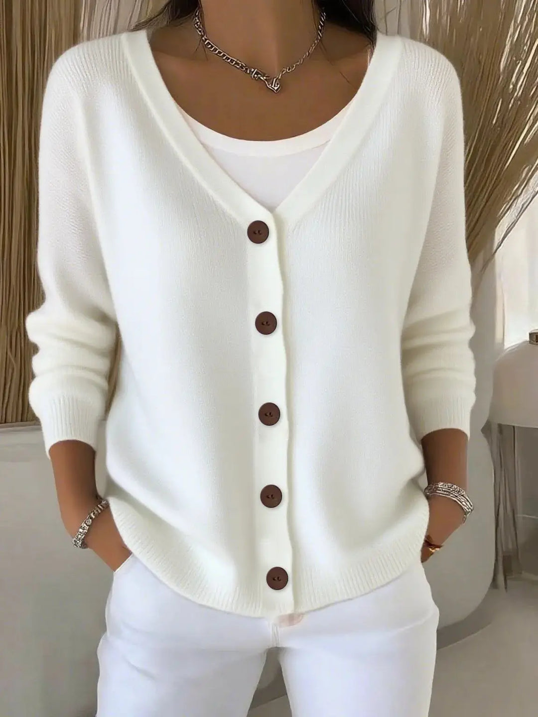 Ainsley | Everyday Button Cardigan