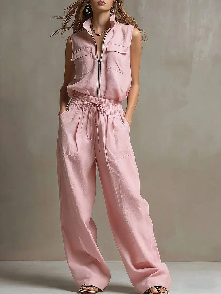 Holly | Two-Piece Linen Set