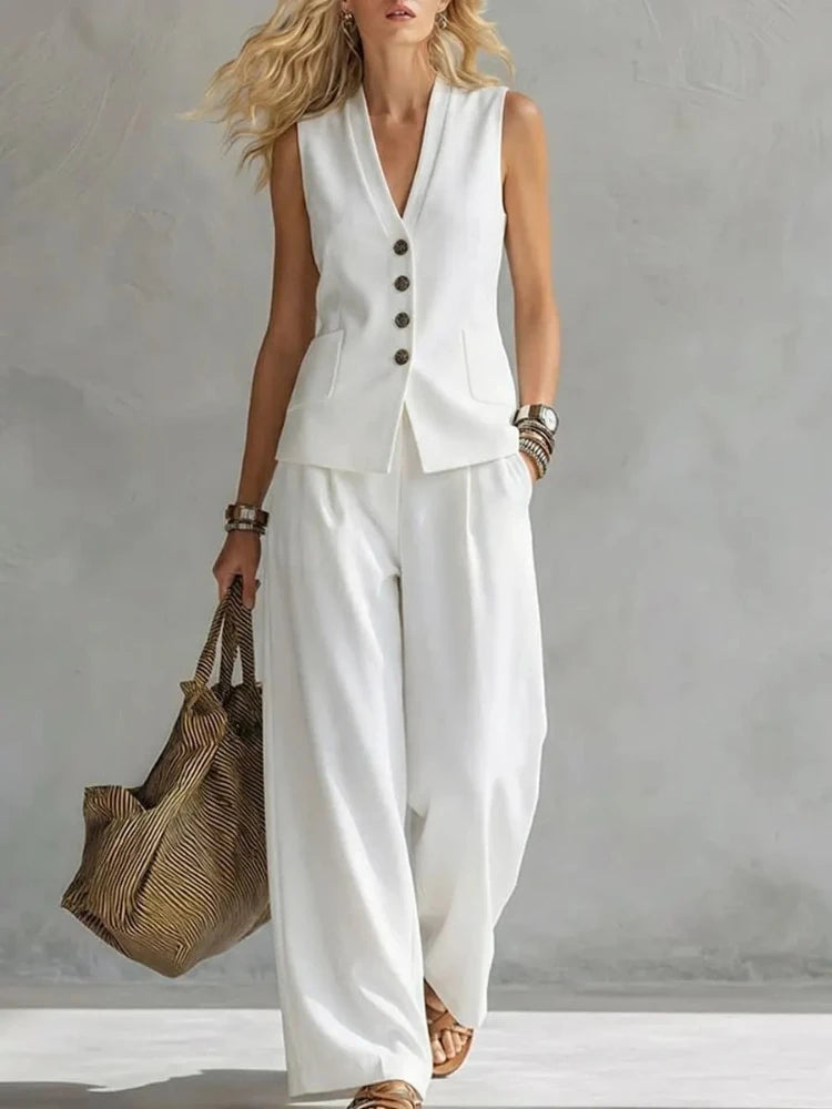 Grace | Two-Piece Linen Set