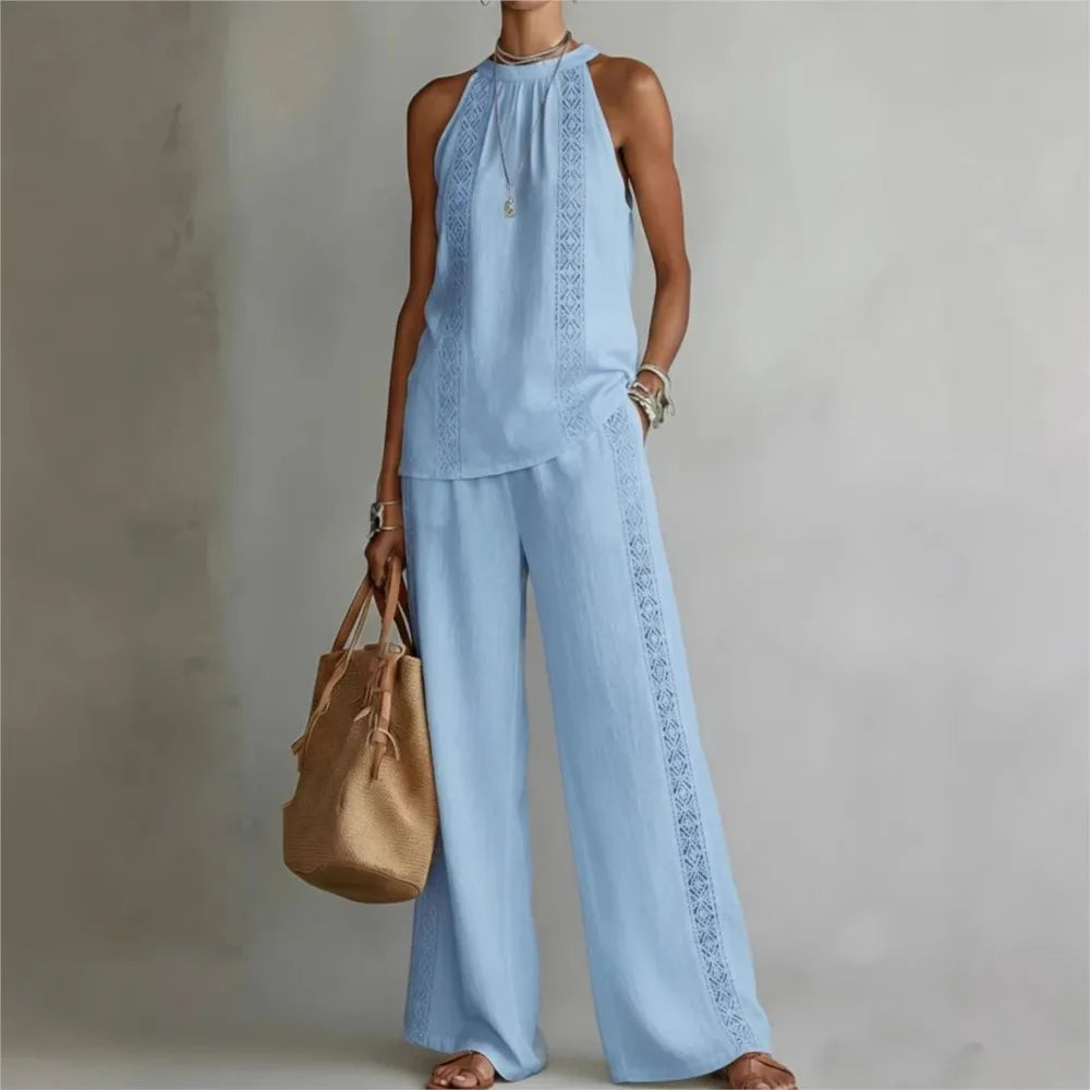 Ruby | Two-Piece Linen Set