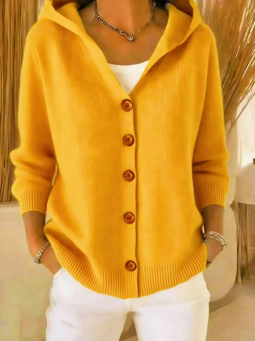 Callie | Hooded Knit Cardigan