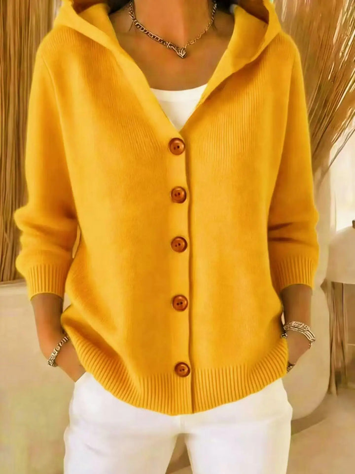 Callie | Hooded Knit Cardigan
