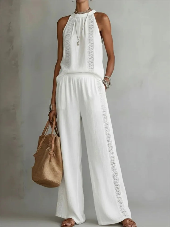 Ruby | Two-Piece Linen Set