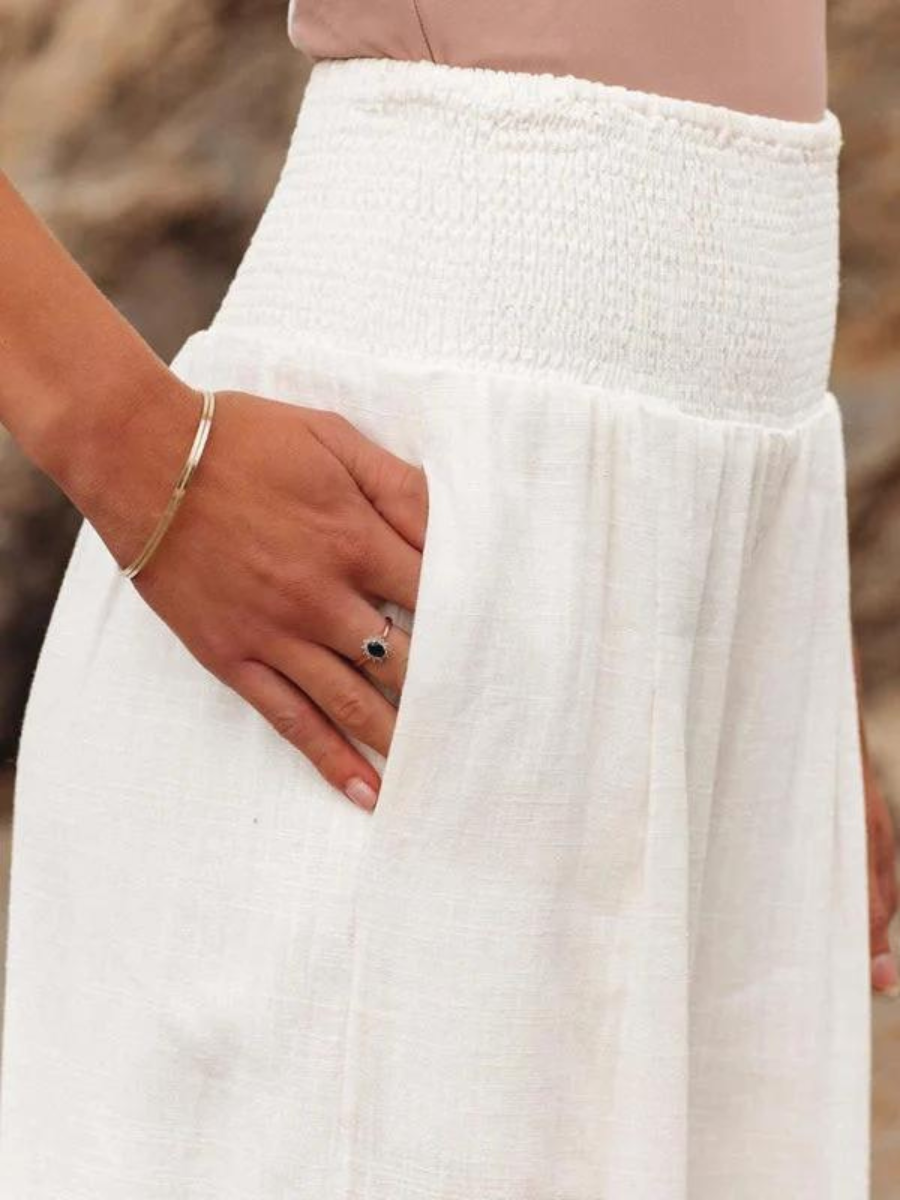 Rhona | Coastal Wide Leg Beach Pants