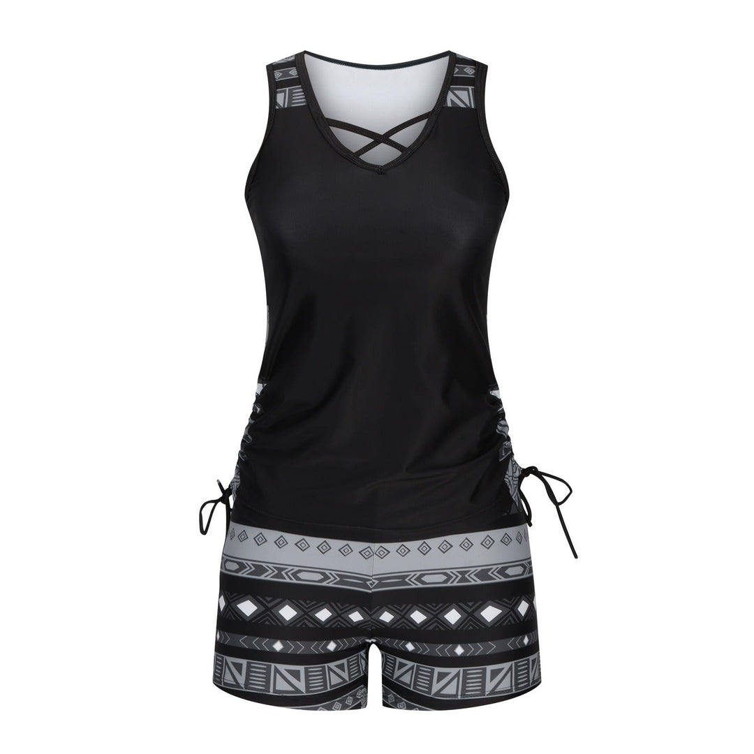Skye | Geometric Print Tankini