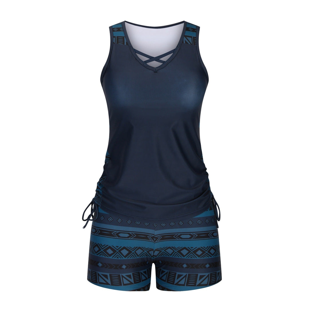 Skye | Geometric Print Tankini