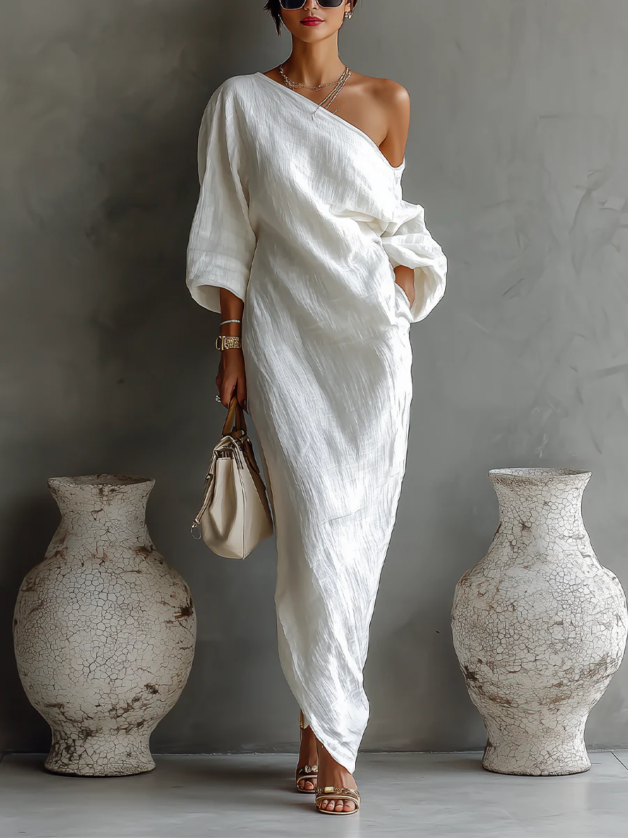 Beatrice | One-Shoulder Maxi Dress