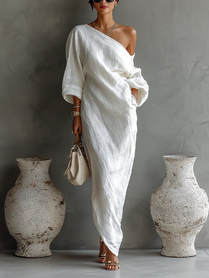 Beatrice | One-Shoulder Maxi Dress