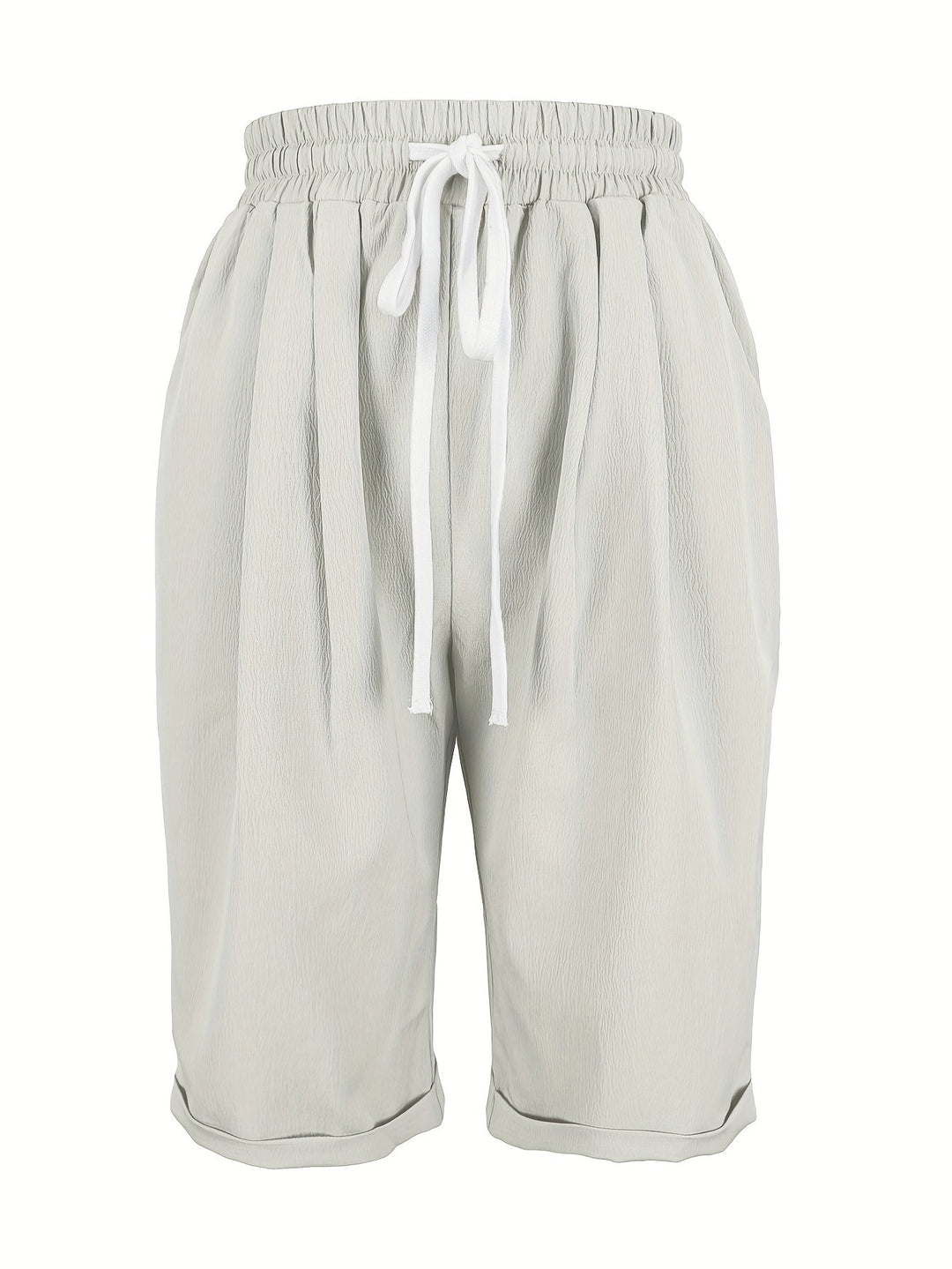 Lesley | Cropped Capri Pants with Turn Up Cuffs