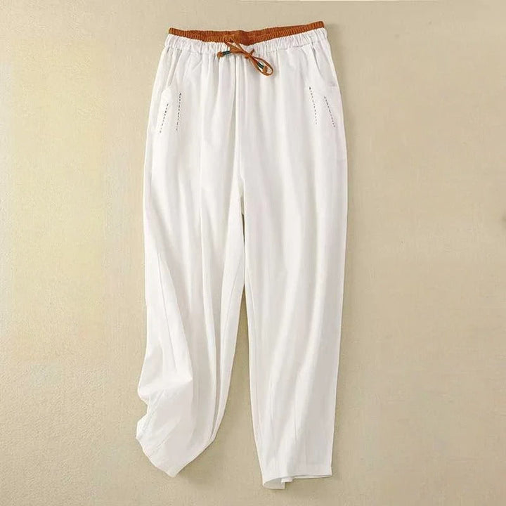 Pearl | Easy Relaxed Summer Pants with Belt