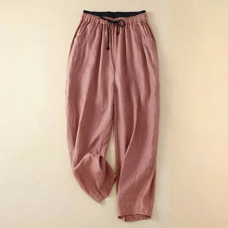 Pearl | Easy Relaxed Summer Pants with Belt