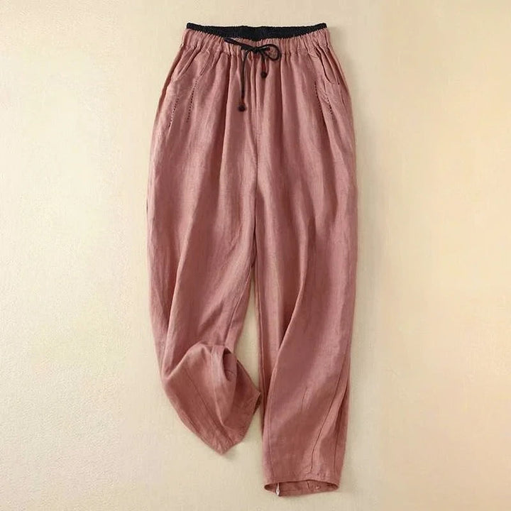 Pearl | Easy Relaxed Summer Pants with Belt