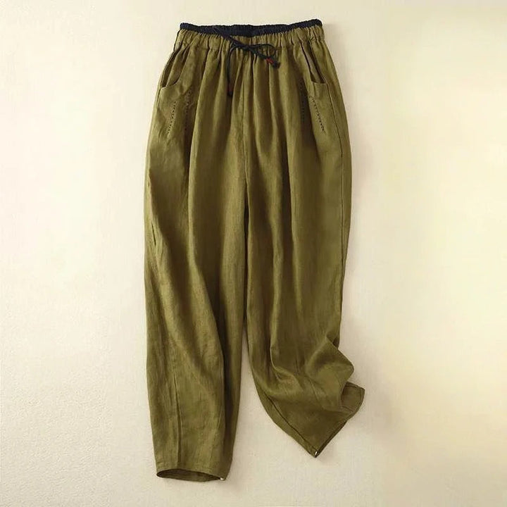 Pearl | Easy Relaxed Summer Pants with Belt