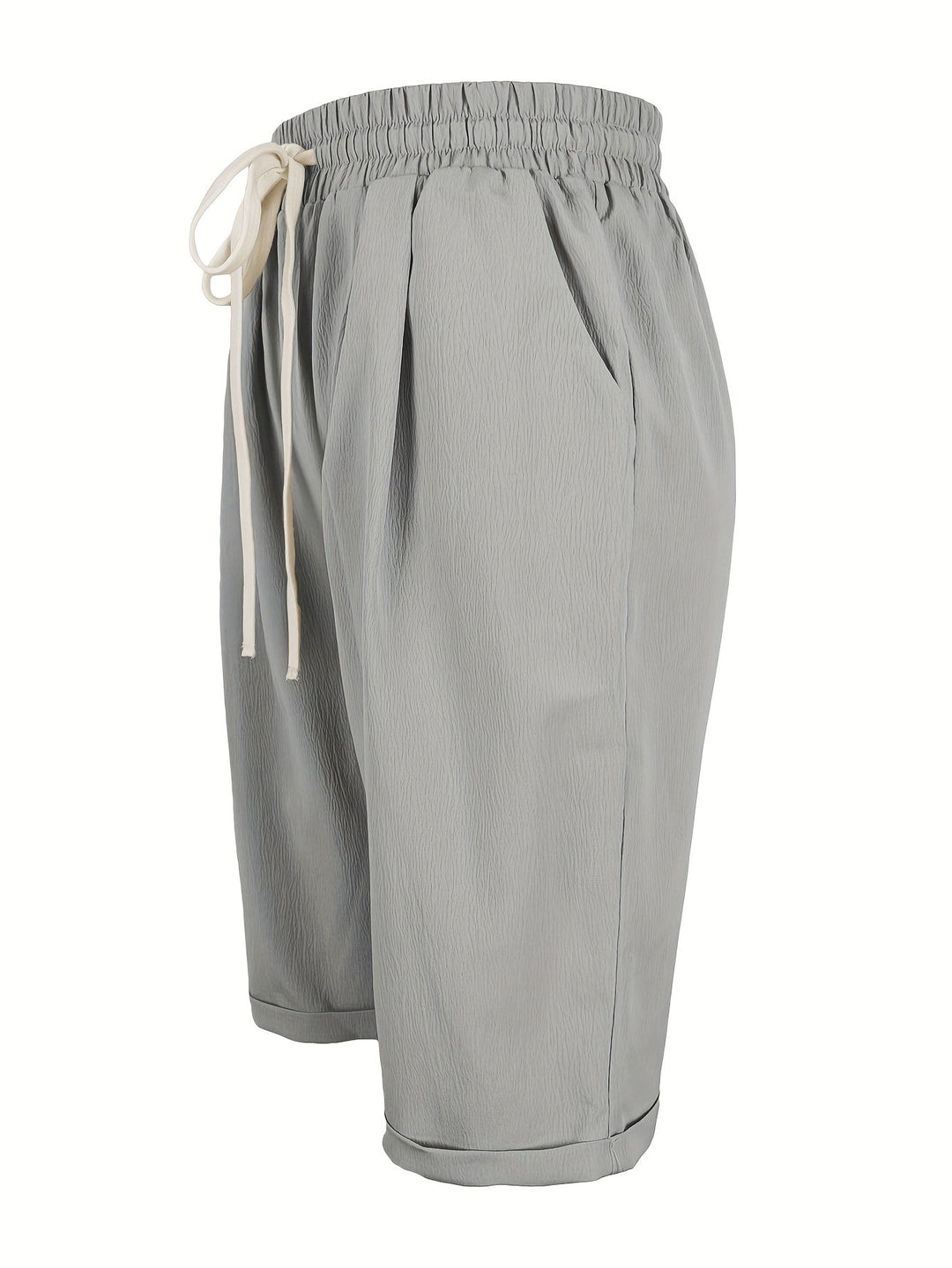 Lesley | Cropped Capri Pants with Turn Up Cuffs