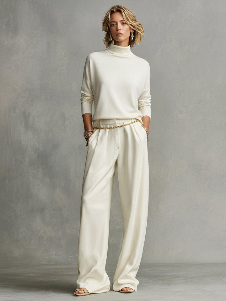 Rose | Cream Knit Set